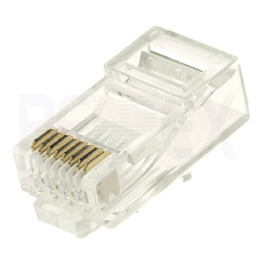 OEM UTP Clear Crystal Plug Cat5e Rj45 modular Plug